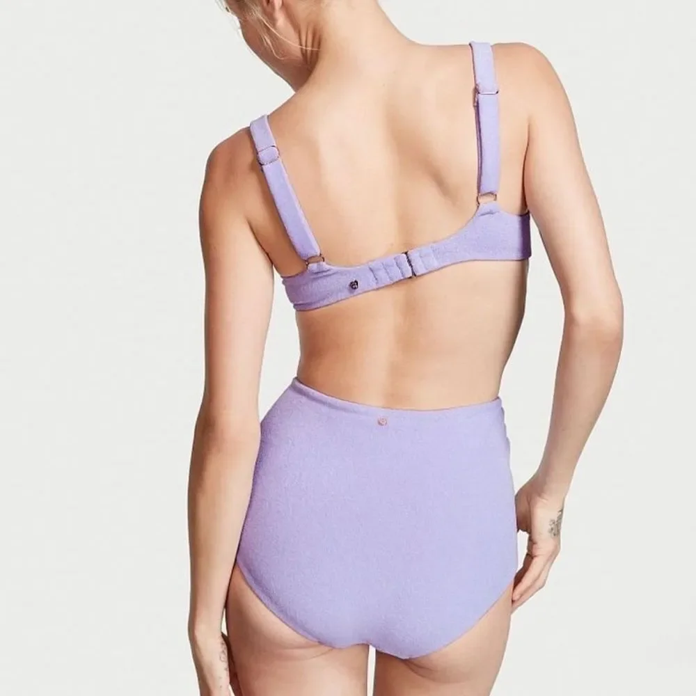 Victorias Secret Set Wicked Push Up without padding terry Bikini Top & Bottom
